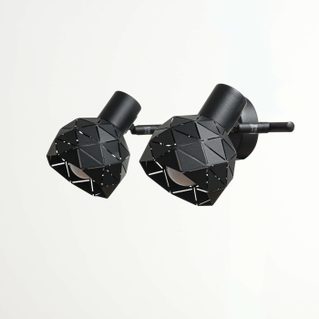 REUS stropné svietidlo čierne 2x40W E14 Light Prestige