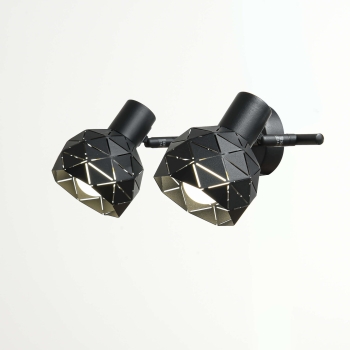 REUS stropné svietidlo čierne 2x40W E14 Light Prestige