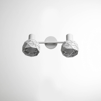REUS stropné svietidlo biele 2x40W E14 Light Prestige