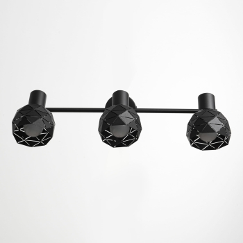REUS stropné svietidlo čierne 3x40W E14 Light Prestige