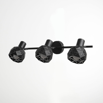 REUS stropné svietidlo čierne 3x40W E14 Light Prestige