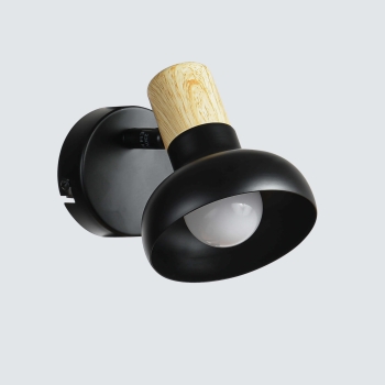 Nástenné svietidlo AREZZO čierne 1x40W E14 Light Prestige