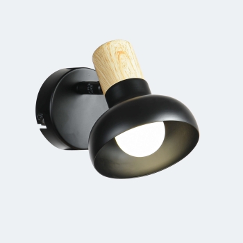 Nástenné svietidlo AREZZO čierne 1x40W E14 Light Prestige