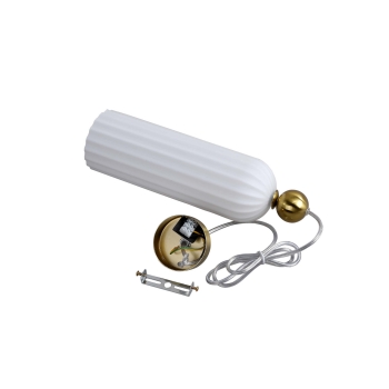 PIEGA závesná lampa biela 1x40W E14 Light Prestige