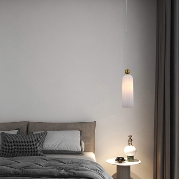 PIEGA závesná lampa biela 1x40W E14 Light Prestige