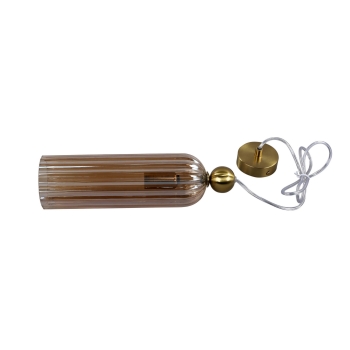 PIEGA jantárová 1x40W E14 závesná lampa Svetlo Prestige
