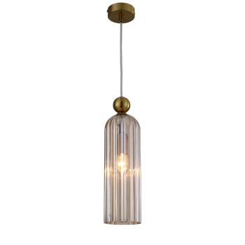 PIEGA jantárová 1x40W E14 závesná lampa Svetlo Prestige
