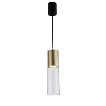 MANACOR zlatá 1x50W GU10 závesná lampa Svetlo Prestige