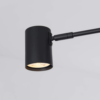 SNOW čierna 6x50W GU10 stropné svietidlo Light Prestige