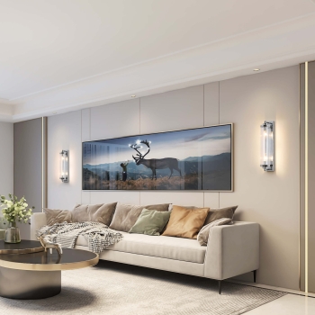 Nástenné svietidlo LORENZO chróm 2x40W E14 Light Prestige