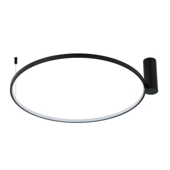 Plafond RING L čierny 1xLED CCT Light Prestige