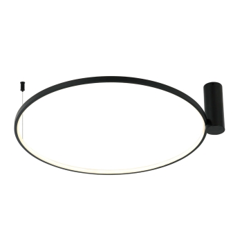 Plafond RING L čierny 1xLED CCT Light Prestige