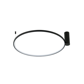 Plafond RING S čierny 1xLED 3000K Light Prestige