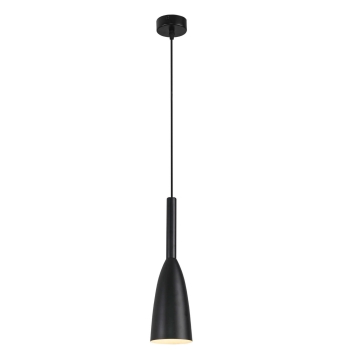 Závesné svietidlo SOLIN čierne 1x60W E27 Light Prestige