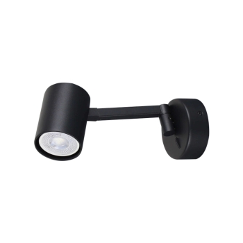Nástenné svietidlo SNOW s predlžovacím ramenom čierne 1x40W GU10 Light Prestige