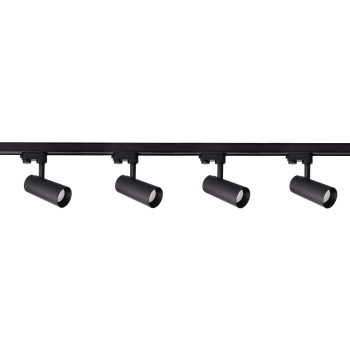ICE SET 3F čierna 4x50W GU10 Light Prestige rail kit