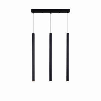 Závesné svietidlo LUNGO čierne 3x5W G9 Light Prestige