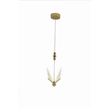 MARIPOSA zlatá 2xLED závesná lampa Light Prestige