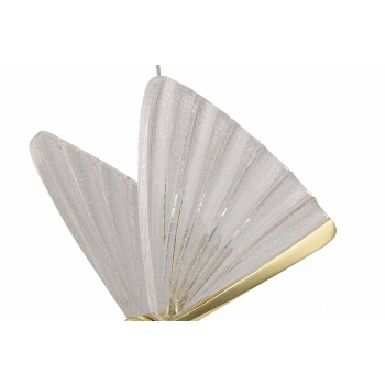 MARIPOSA zlatá 2xLED závesná lampa Light Prestige