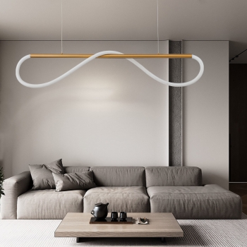 MELECA S gold 1x24W LED závesné svietidlo Light Prestige