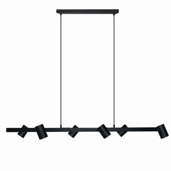 Závesné svietidlo SNOW čierne 6x50W GU10 Light Prestige