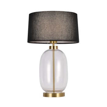 AMUR transparentná 1x60W E27 stolná lampa Light Prestige