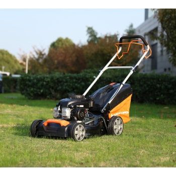 Kosačka na trávu s motorom, 3 v 1, 46 cm, 4,0 hp, 55 l zberný kôš, oceľový kryt