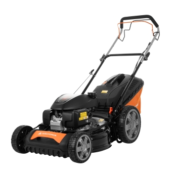 Kosačka na trávu s motorom, 4 v 1, 51 cm, 4,8 hp, 65 l zberný kôš, motor Honda, oceľový kryt