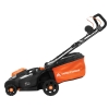 Akumulátorová kosačka 2x20 V, 2x2,5 Ah, 34 cm, 35 l nádoba na trávu