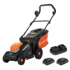 Akumulátorová kosačka 2x20 V, 2x2,5 Ah, 34 cm, 35 l nádoba na trávu