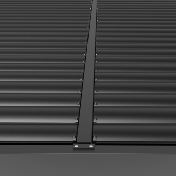 Pergola ogrodowa 3 x 3 z rozkładanym dachem - 100% z aluminium
